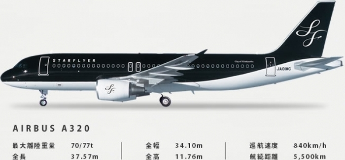 スターフライヤー(STARFLYER)の就航路線(羽田・山口宇部・北九州・福岡ほか)、手荷物情報、料金比較まとめ