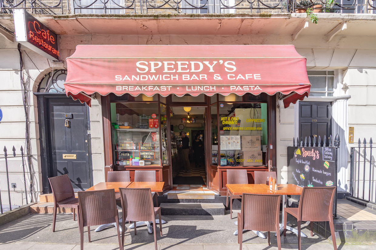 海外ドラマ“シャーロック”に登場する実在するカフェ『SPEEDY